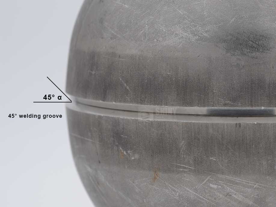 large hollow steel hemispheres