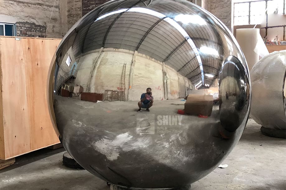 600mm 750mm 1000mm Large Decorative Steel Balls Shiny Balls Ltd