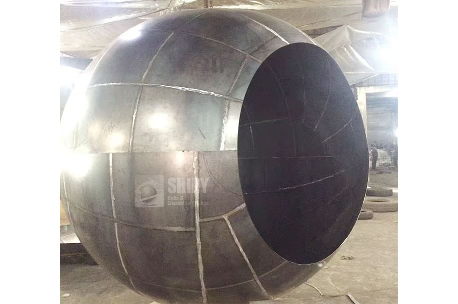 how to make a hollow metal sphere