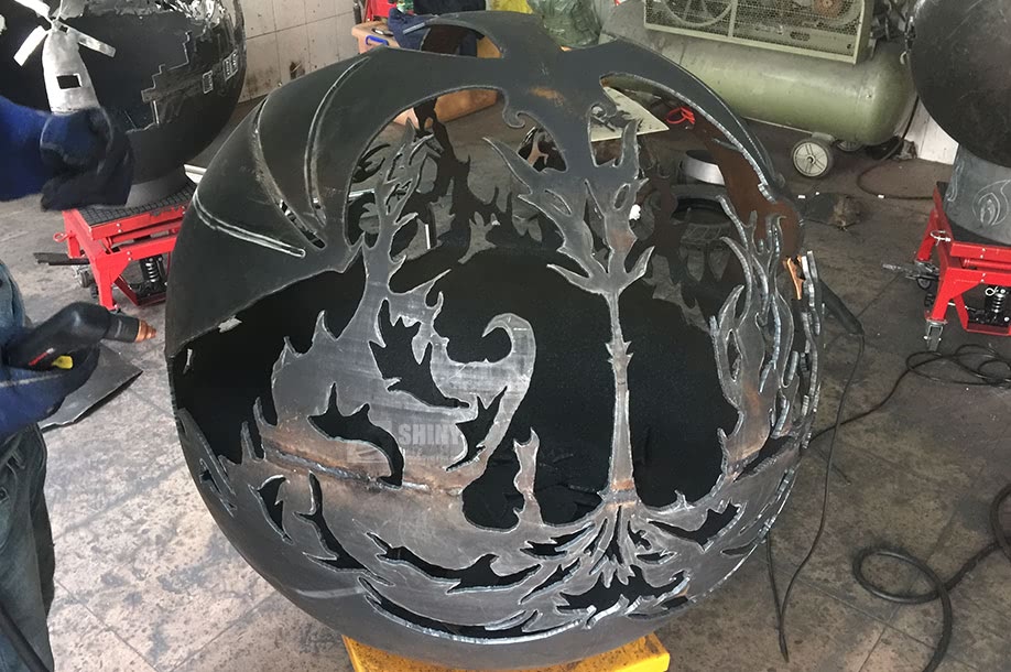 Dragon Fire Pit Sphere Fire Pit Spheres Supply Shiny Balls Ltd